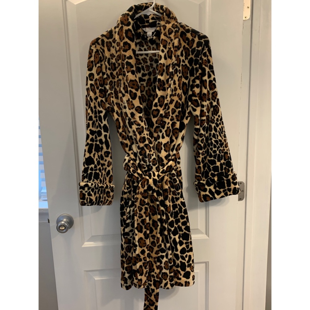 Leopard Print Robe
